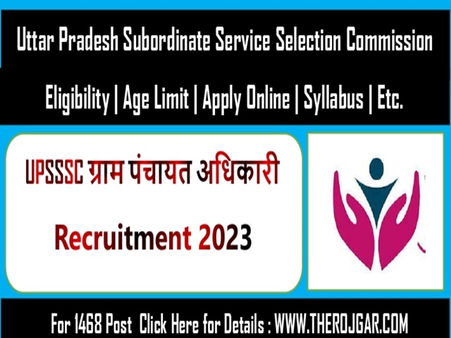 UPSSSC Gram Panchayat Adhikari 2023 Admit Card for 1468 Post.